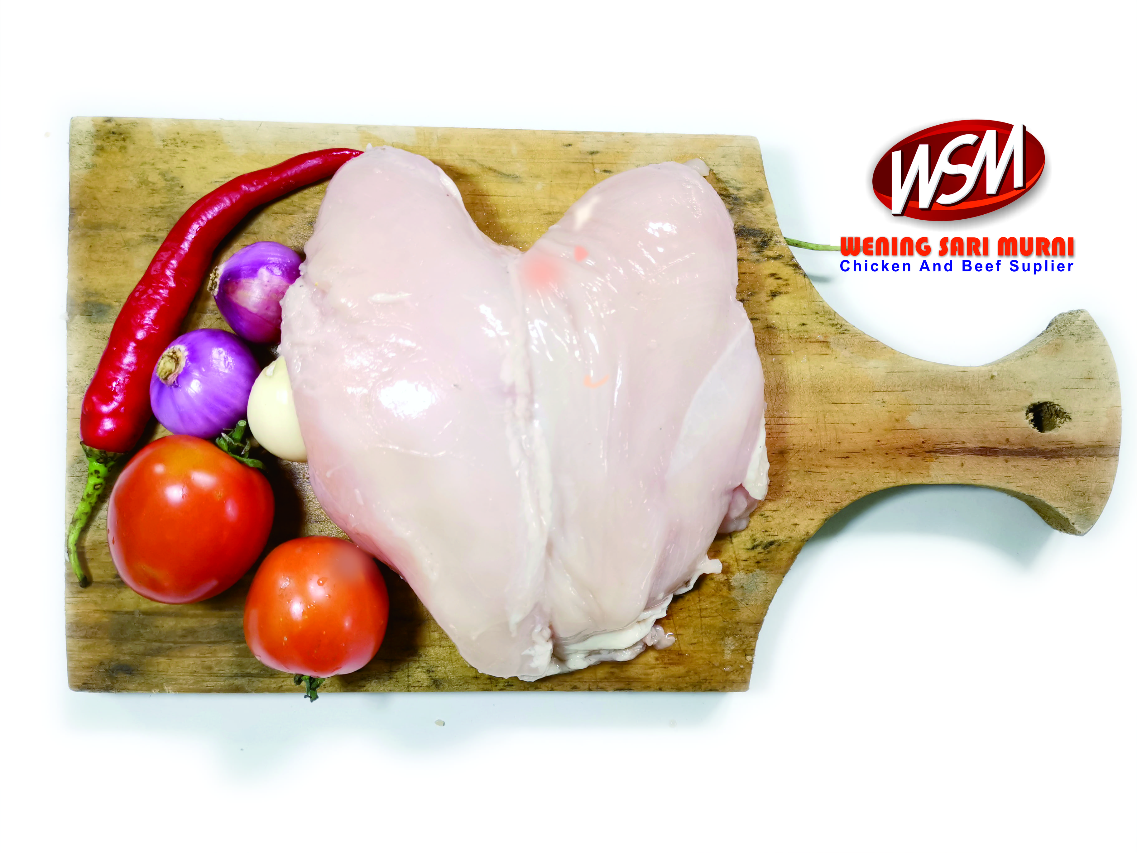 Daging ayam segar premium CV. Sari Wening — bersertifikasi halal untuk industri makanan