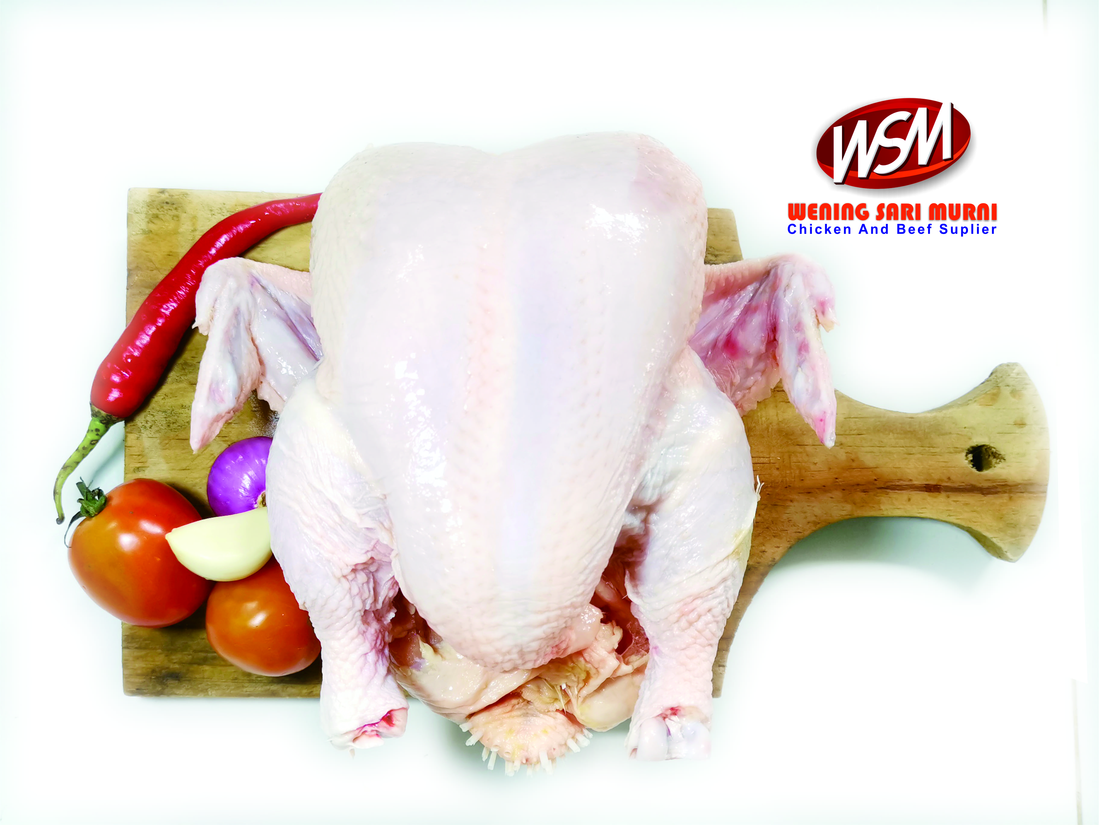 Ayam karkas utuh CV. Sari Wening — siap olah untuk restoran dan katering